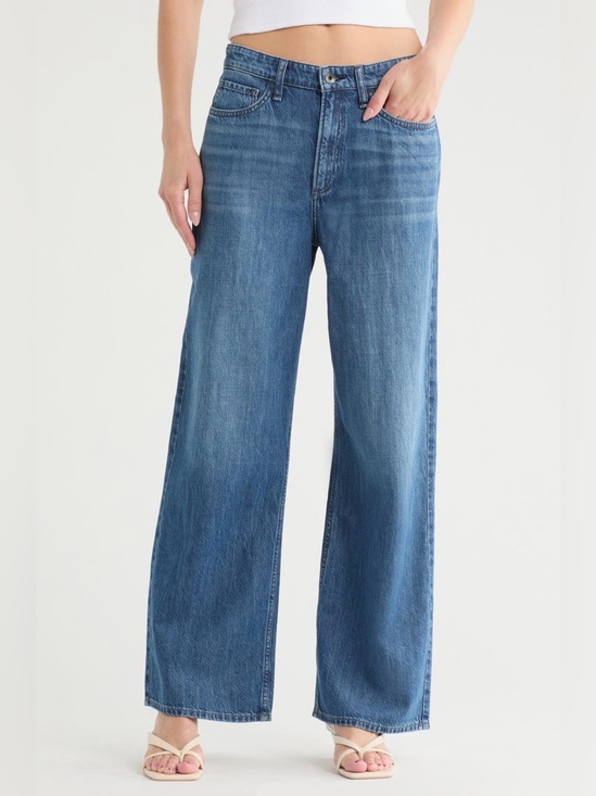 rag & bone Denim - Rag & Bone Lori Full Length Featherweight Wide Leg High-Rise Jeans Size 30 EUC